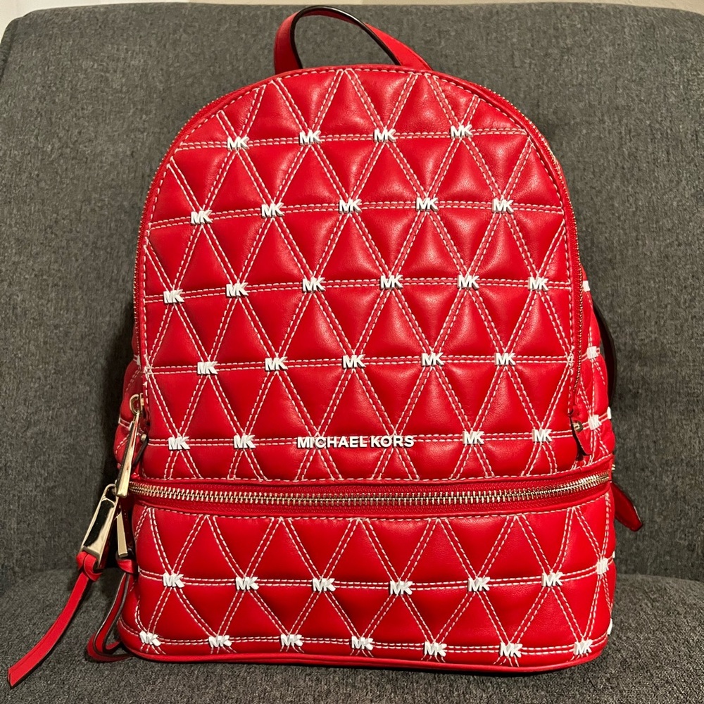 Michael Kors Rhea medium leather backpack